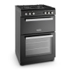 Montpellier Dual Fuel Mini Range Double Oven Cooker MMRDF60FK