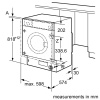 Bosch WIW28302GB Built In Washing Machine Series 4